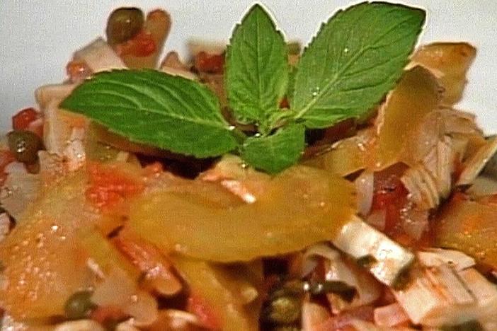 Chef Mark Militello shows what to do with a fresh heart of palm. 