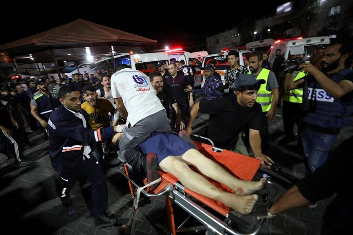 Hundreds killed in strike on Gaza hospital as Israeli-Hamas war worsens