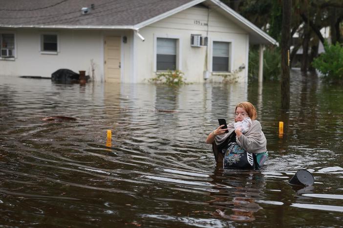 A look at the damage after Hurricane Idalia slammed Florida as a Category 3 storm