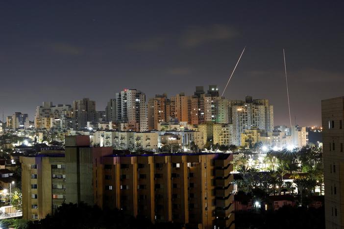 Militants in Lebanon fire rockets into Israel amid clashes at holy site in Jerusalem