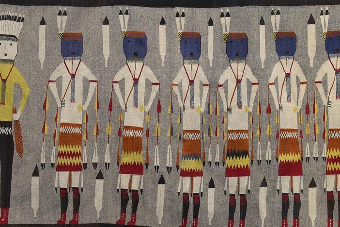 Appraisal: Navajo Yeibichai Rug, ca. 1930, from Charleston, Hour 1.