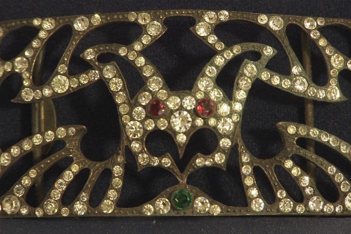 Appraisal: Jugendstil Bat Buckle, ca. 1910