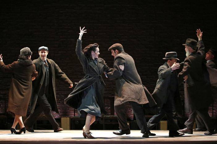 Sholem Asch (Max Gordon Moore) defends his controversial play, God of Vengeance.