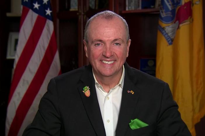 New Jersey Governor Phil Murphy discusses efforts to limit the spread of COVID-19.