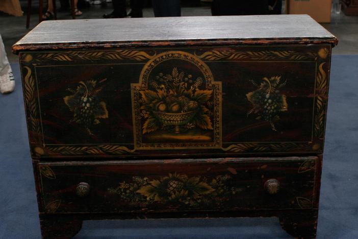 Appraisal: Painted Blanket Chest, ca. 1850
