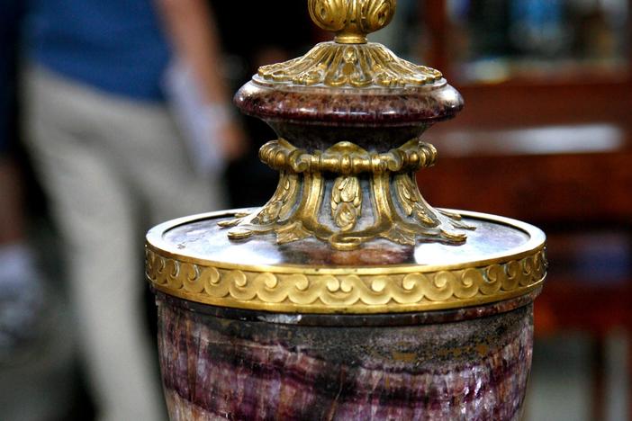 Appraisal: French Blue John Urn, ca. 1800, from Spokane Hour 1.