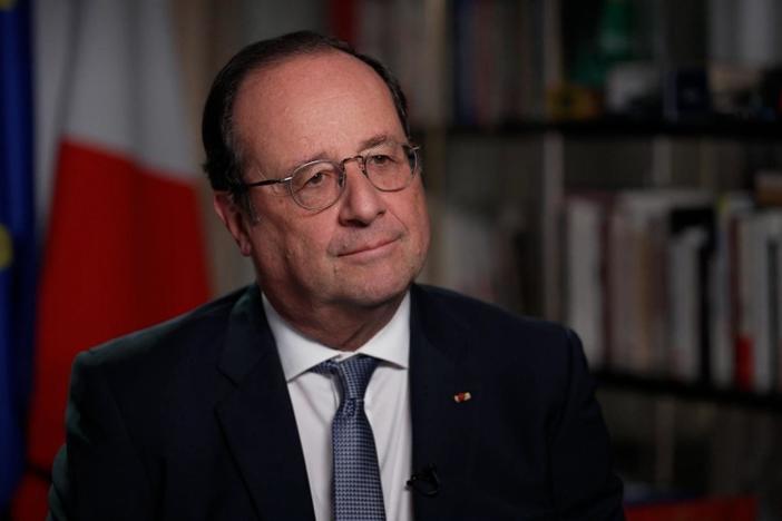 François Hollande discusses the war in Ukraine.