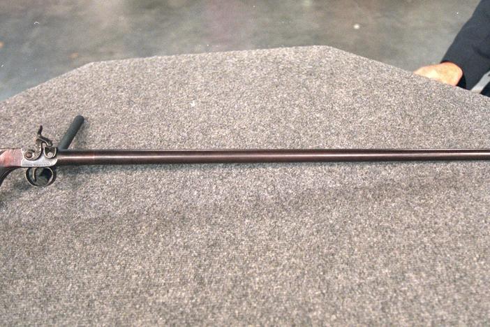 Appraisal: Jacob Kunz Pistol Cane, ca. 1830, from Vintage New Orleans.