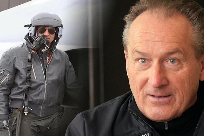 Pilot André Borschberg describes how it feels to fly in a plane entirely powered by the su