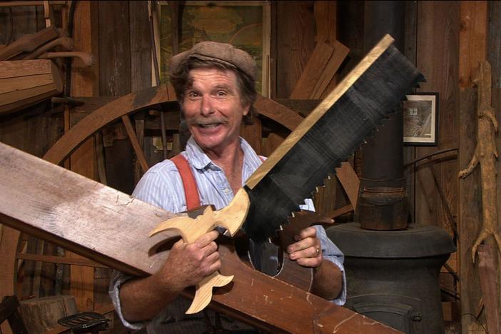 Roy Underhill shows how you can make your hand saws sing when you sharpen them right. 