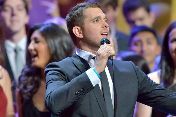 Michael Bublé sings "That's All" at the Great Performances 40th Anniversary Celebration.