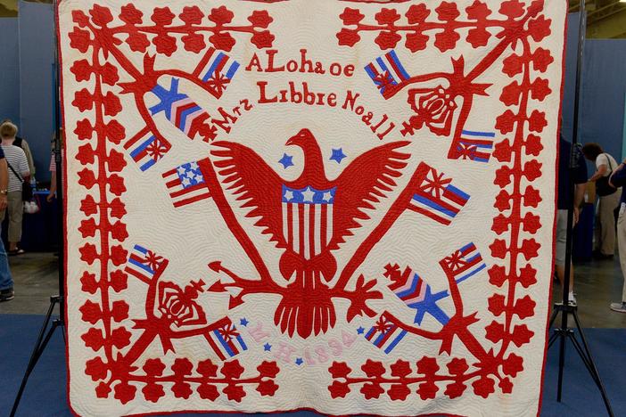 Appraisal: 1894 Hawaiian Mission Quilt, from Salt Lake City Hour 1.