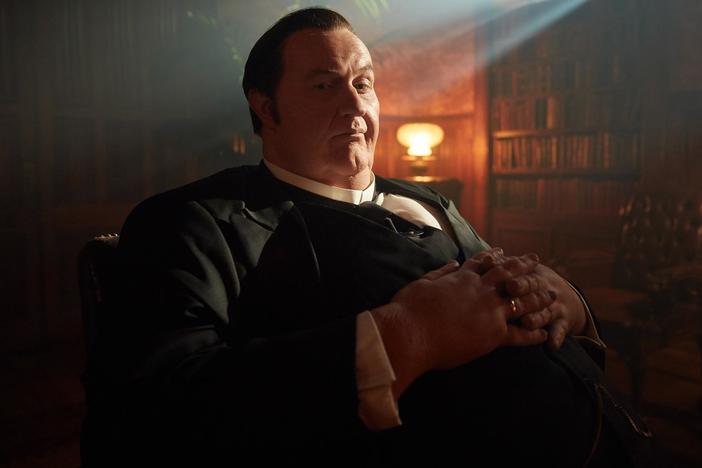 Series co-creator and actor Mark Gatiss on his character Mycroft's makeover.