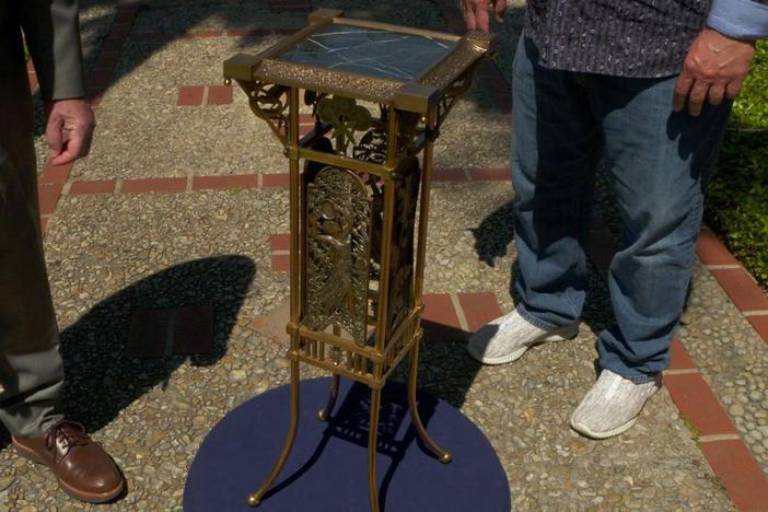 Appraisal: C. Parker Co. Artistic Bronze Table, ca. 1880