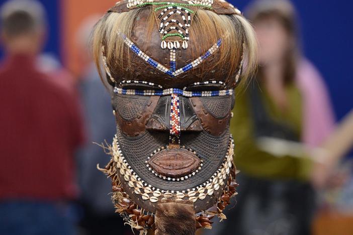 Appraisal: Kuba "Bwoom" Helmet Mask, ca. 1900, from Austin, Hour 1.