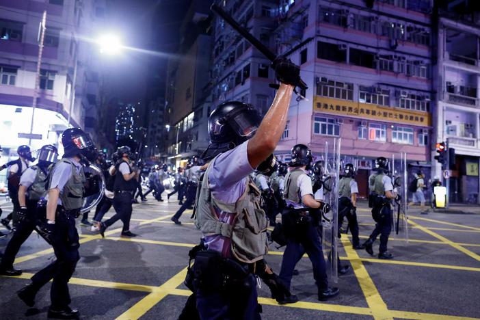 With buildup of forces on border, China displays waning tolerance for Hong Kong protests