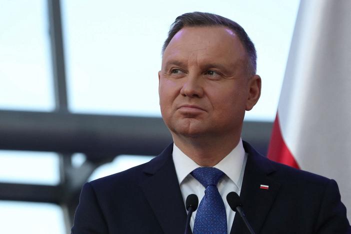 Poland President Andrzej Duda on Russia's war in Ukraine, Putin's nuclear threats