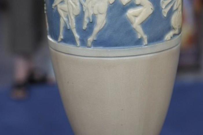 Appraisal: Roseville Experimental Vase, ca. 1925, in Naughty or Nice