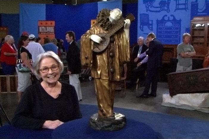 The owner of a Chiparus statue reacts to her surprising ROADSHOW appraisal.
