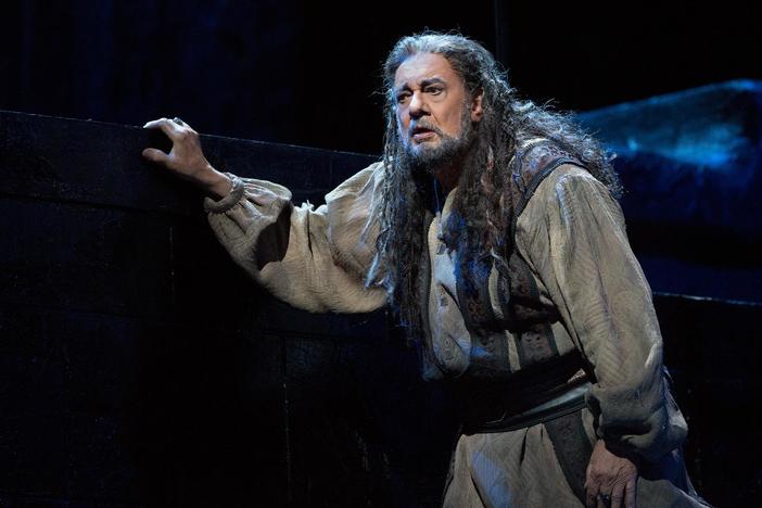Plácido Domingo stars as the title king in Verdi’s Nabucco at The Met.