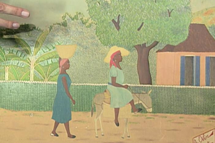 Appraisal: Antoine Obin Painting, ca. 1965.
