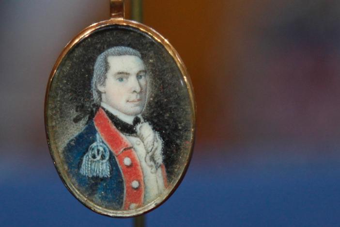 Appraisal: Miniature Portrait on Ivory, ca. 1785, from Corpus Christi Hour 3.