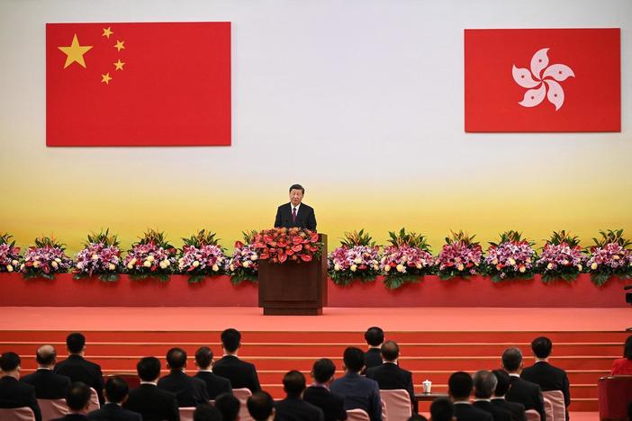 China's president visits Hong Kong 25 years after the end of British rule