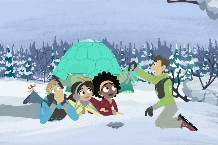 After spending so much time in the cold learning about voles, the gang visits the beach!