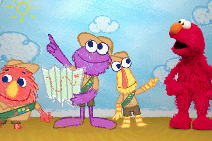 Join Elmo to learn about maps.