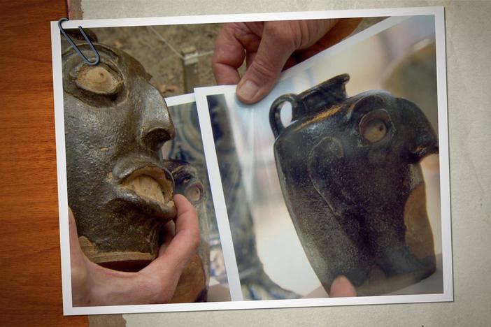 Learn what contributor April Hines learned about her face jug after the HD investigation.