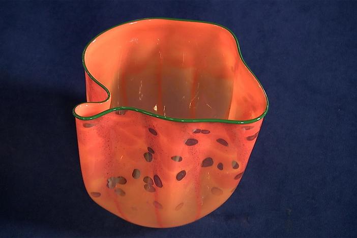 Appraisal: 1997 Dale Chihuly Art Glass Vessel, from Virginia Beach.