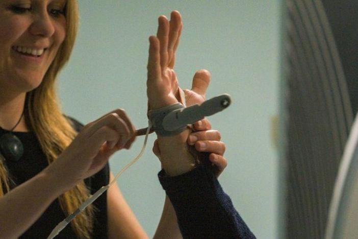 Ari tries a “third thumb” and explores how new tech is reshaping our idea of being human.