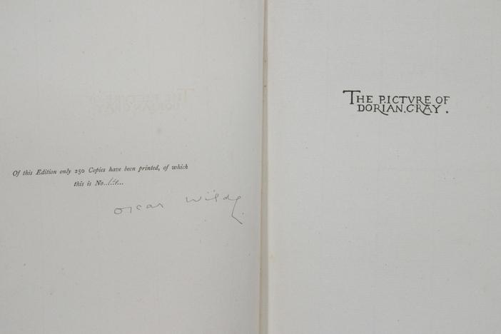 Appraisal: 1891 Oscar Wilde-Signed Limited Edition