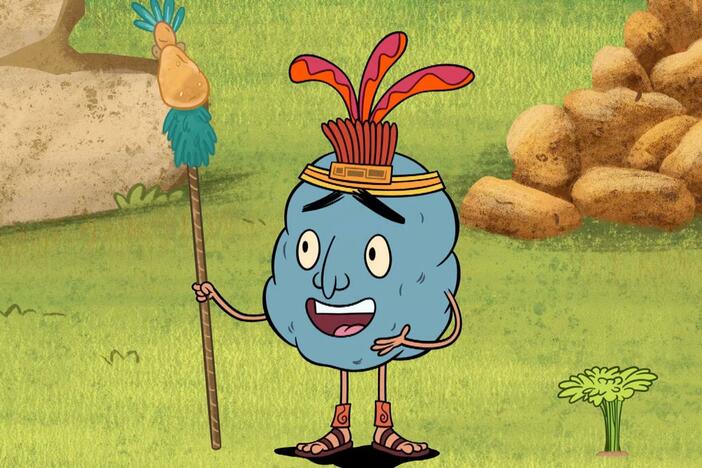 Andy learns to love potatoes from the help of the Potato King.