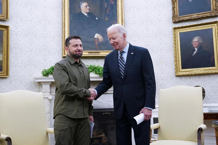 Ukraine’s Zelenskyy appeals to U.S. for continued aid against Russia’s invasion