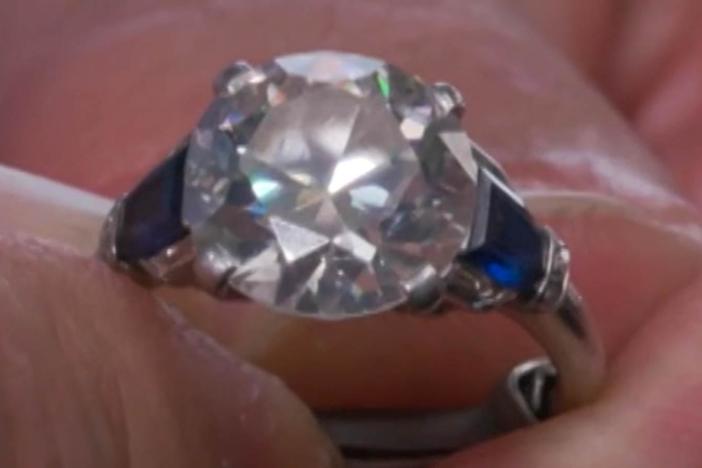 Appraisal: Raymond Yard Platinum & Diamond Ring, ca. 1940