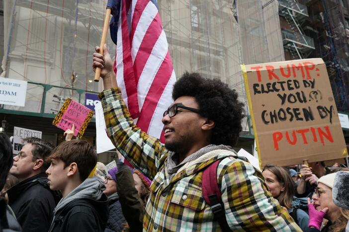 Protestors join more than a thousand rallies across the U.S. against Trump’s policies