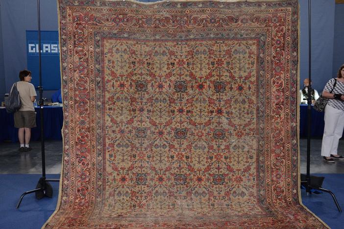 Appraisal: Persian Fereghan Carpet, ca. 1910, from Cleveland Hr 1.