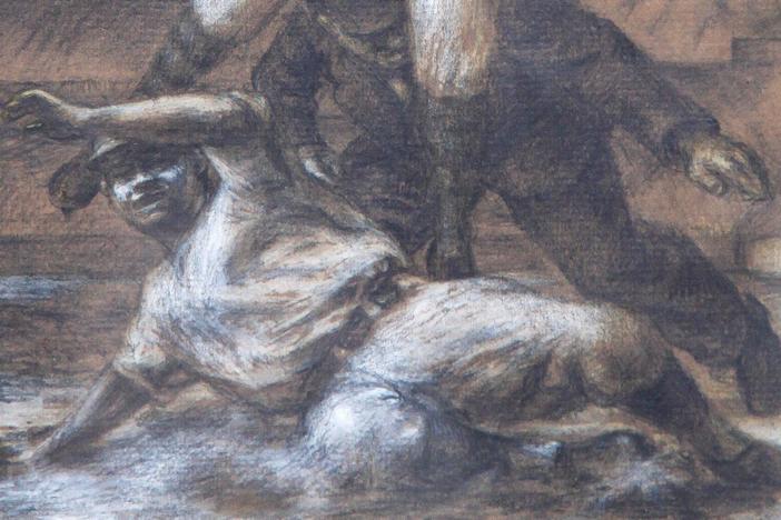 Appraisal: Jared French Study for "Safe," ca. 1937