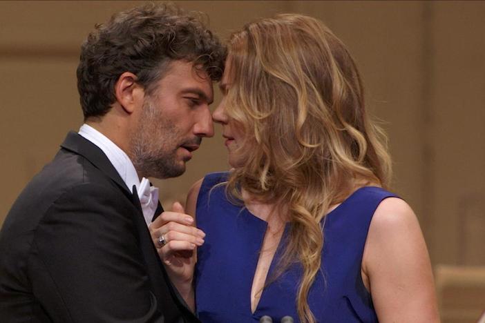 The opera stars perform with the Boston Symphony Orchestra and conductor Andris Nelsons.