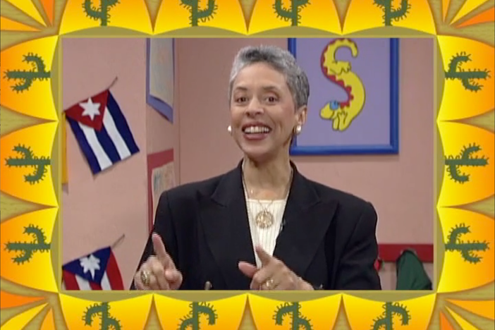 Host Lyn May and the Salsa cast introduce the story for today's lesson.