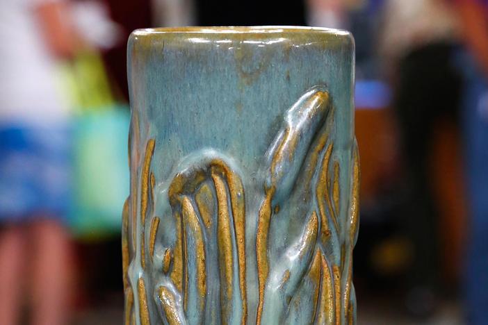 Appraisal: Fulper "Cattail" Vase, ca. 1910, from Boise Hour 3.