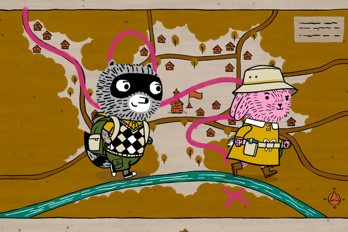 Arugula and Carl head out on an archeologist's adventure in search of Fuzzytown artifacts.