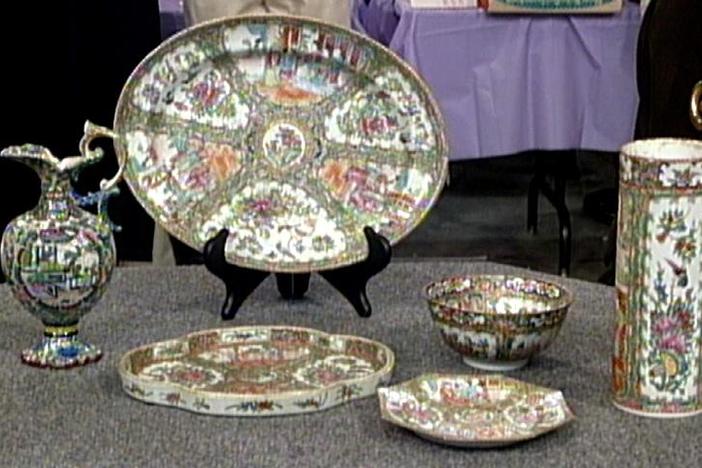 Appraisal: Chinese Rose Medallion Porcelain, from Vintage Rochester.