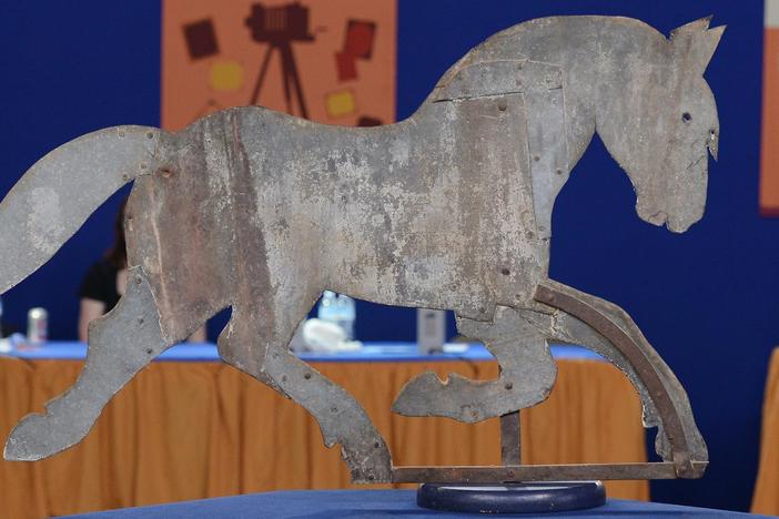 Appraisal: Horse Weathervane, ca. 1910, from Bismarck, Hour 2.