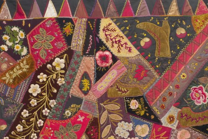 Appraisal: 1891 Crazy Quilt Top