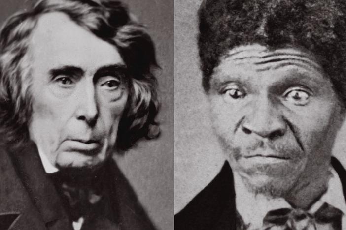 In 1857 the Supreme Court ruled against Dred Scott, a slave who sought freedom.