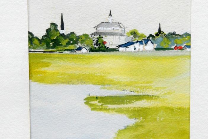 Appraisal: 1960 Katharine Hepburn Watercolor, from ROADSHOW's Special: Greatest Gifts.