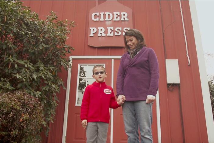 Thomas takes us to see how apple cider is made.