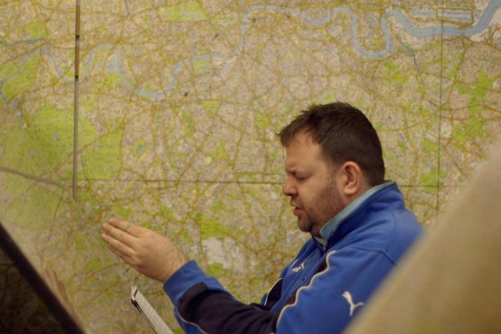 The brains of London taxi drivers were tracked before, during and after their training. 